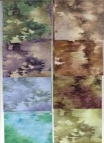 Patchwork/Quilt stroken: At home in the woods